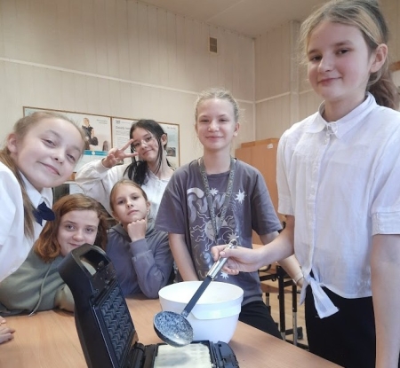 Zajęcia pełne gofrów