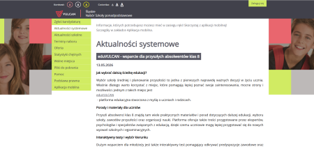  UWAGA ÓSMOKLASIŚCI! Ruszyła rekrutacja do szkół ponadpodstawowych! 