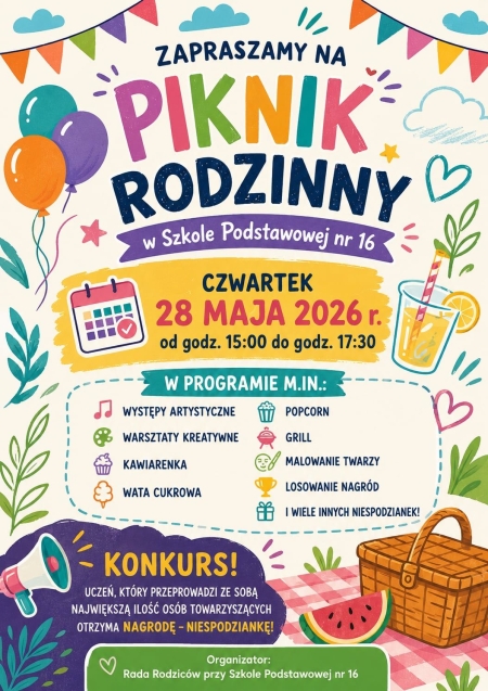 Zapraszamy na Piknik Rodzinny